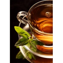 Stickers muraux déco : tasse de thé à la menthe