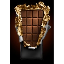 Stickers muraux déco : tablette de chocolat