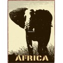 Sticker Africa Elephant