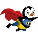 Sticker enfant Super Pinguoin