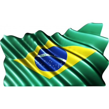 Sticker drapeau Brésilien
