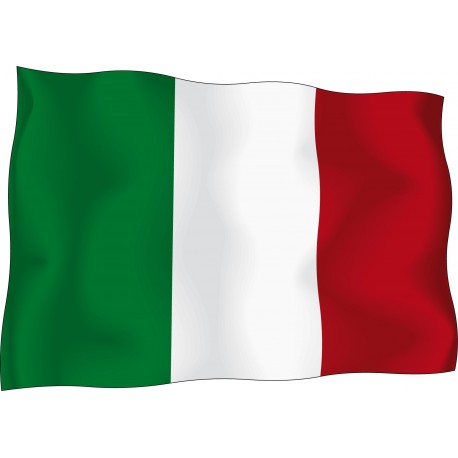 Sticker drapeau Italien - Art Déco Stickers