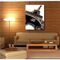 Tableaux toile déco rectangle verticale Tour Eiffel 