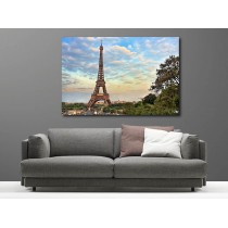Tableaux toile déco rectangle Tour Eiffel