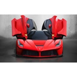Stickers ou Affiche poster voiture ferrari "La Ferrari"