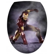 Sticker Abattant de WC Iron Man