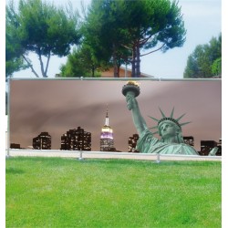 Brise-vue déco Statue de la Liberté