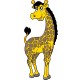 Sticker enfant Girafe
