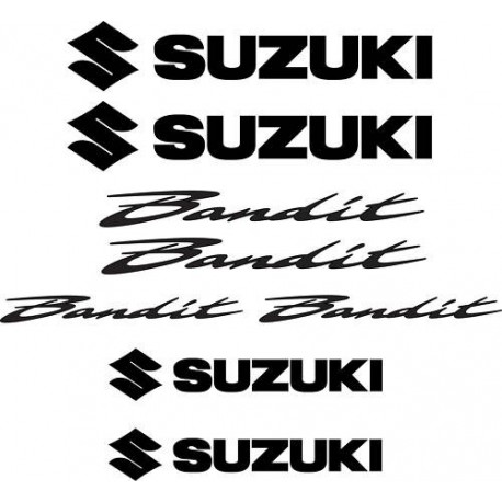 8 Stickers Autocollants Suzuki Bandit