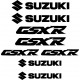 8 Sticker Autocollant Suzuki GSXR