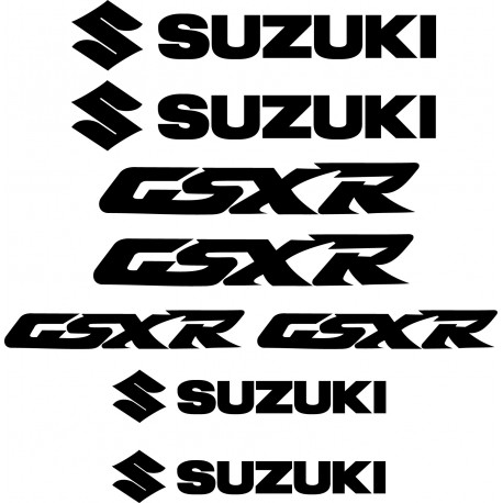 8 Sticker Autocollant Suzuki GSXR