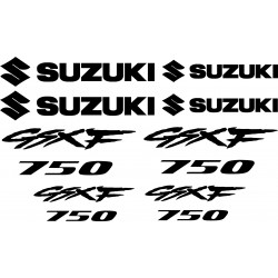 8 Sticker Autocollant Suzuki GSXF 750