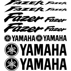 12 Stickers Autocollants Yamaha Fazer