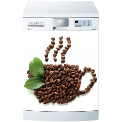 Sticker pour Lave Vaisselle graines de café