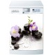 Sticker pour Lave Vaisselle Orchidee galets