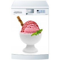 Sticker pour Lave Vaisselle Boule saveur fraise
