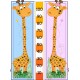 Sticker enfant mesure girafe