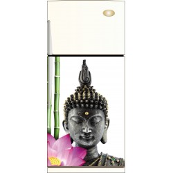 Sticker frigo Bouddha Bambou - ou Magnet frigo
