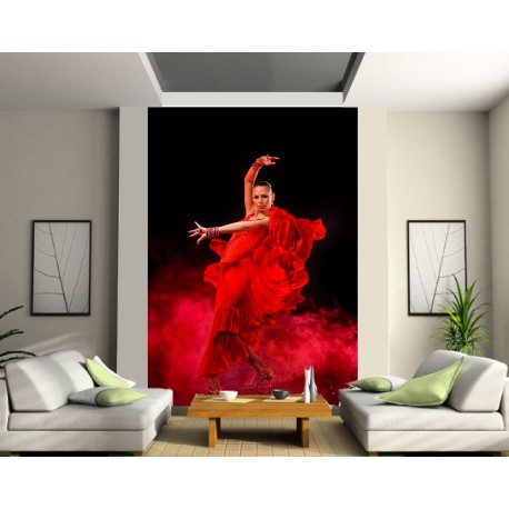 Sticker mural géant Danseuse Flamenco