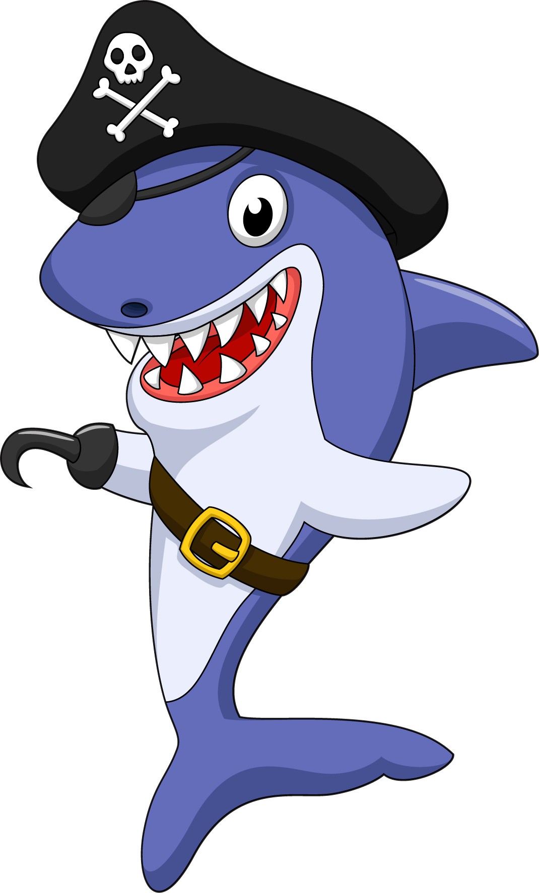 stickers enfant requin pirate