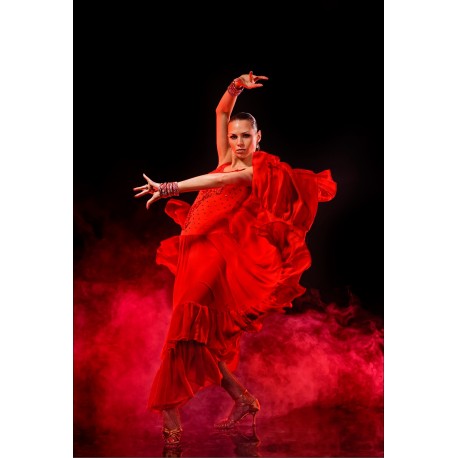 Stickers muraux déco : Danseuse flamenco