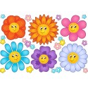 Stickers kit enfant planche de stickers Fleurs