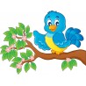 Stickers enfant Oiseau sur branche