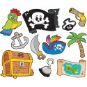 Stickers kit enfant planche de stickers Pirate