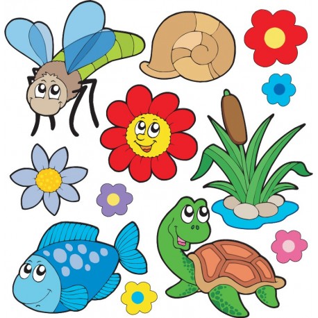 Stickers kit enfant planche de stickers Animaux
