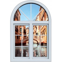 Sticker Fenêtre Venise