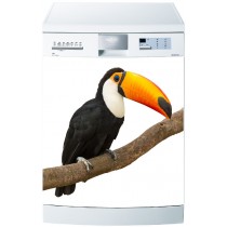 Sticker Lave Vaisselle - ou magnet lave vaisselle Déco Toucan