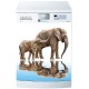 Sticker Lave Vaisselle Eléphants- ou magnet lave vaisselle 