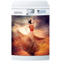 Sticker Lave Vaisselle Flamenco- ou magnet lave vaisselle 