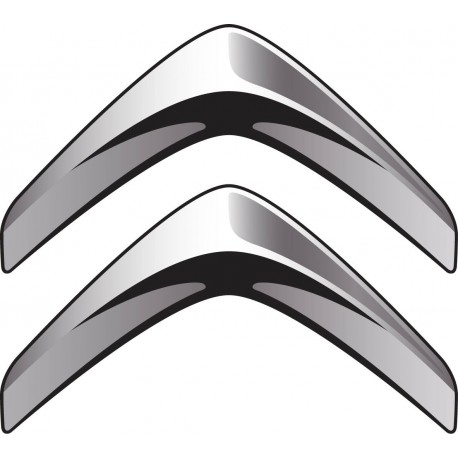 2x Citroen Porte-clés Badge Logo emblème de Remplacement Autocollant 16x16mm Taille-UK Vendeur