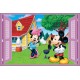 Stickers fenêtre enfant Mickey et Minnie
