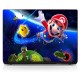 Stickers pc ordinateur portable Mario Galaxy