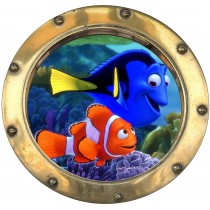 Sticker hublot enfant Nemo