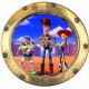 Sticker hublot enfant Toy Story