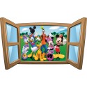 Sticker enfant fenêtre Mickey et ses amis