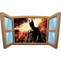 Sticker enfant fenêtre Batman