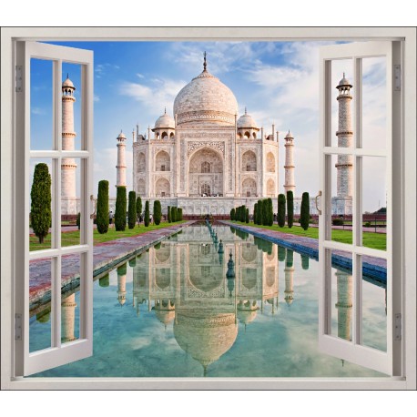 Stickers fenêtre déco Le Taj Mahal