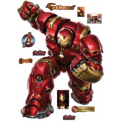 Stickers Iron Man Hulbuster Avengers 30x40cm 15015