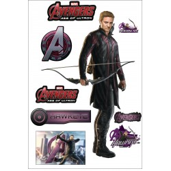 Stickers Hawkeye Avengers 27x40cm