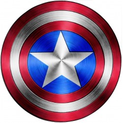 Stickers Bouclier Captain America Avengers