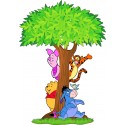 Sticker enfant arbre Winnie l'ourson