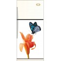Sticker frigo Fleur papillon - ou magnet frigo