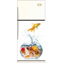 Sticker frigo poissons aquarium - ou sticker magnet frigo