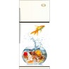 Sticker frigo poissons aquarium