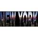 Sticker géant trompe l'oeil New York