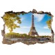 Stickers 3D Trompe l'oeil Tour Eiffel réf 23729
